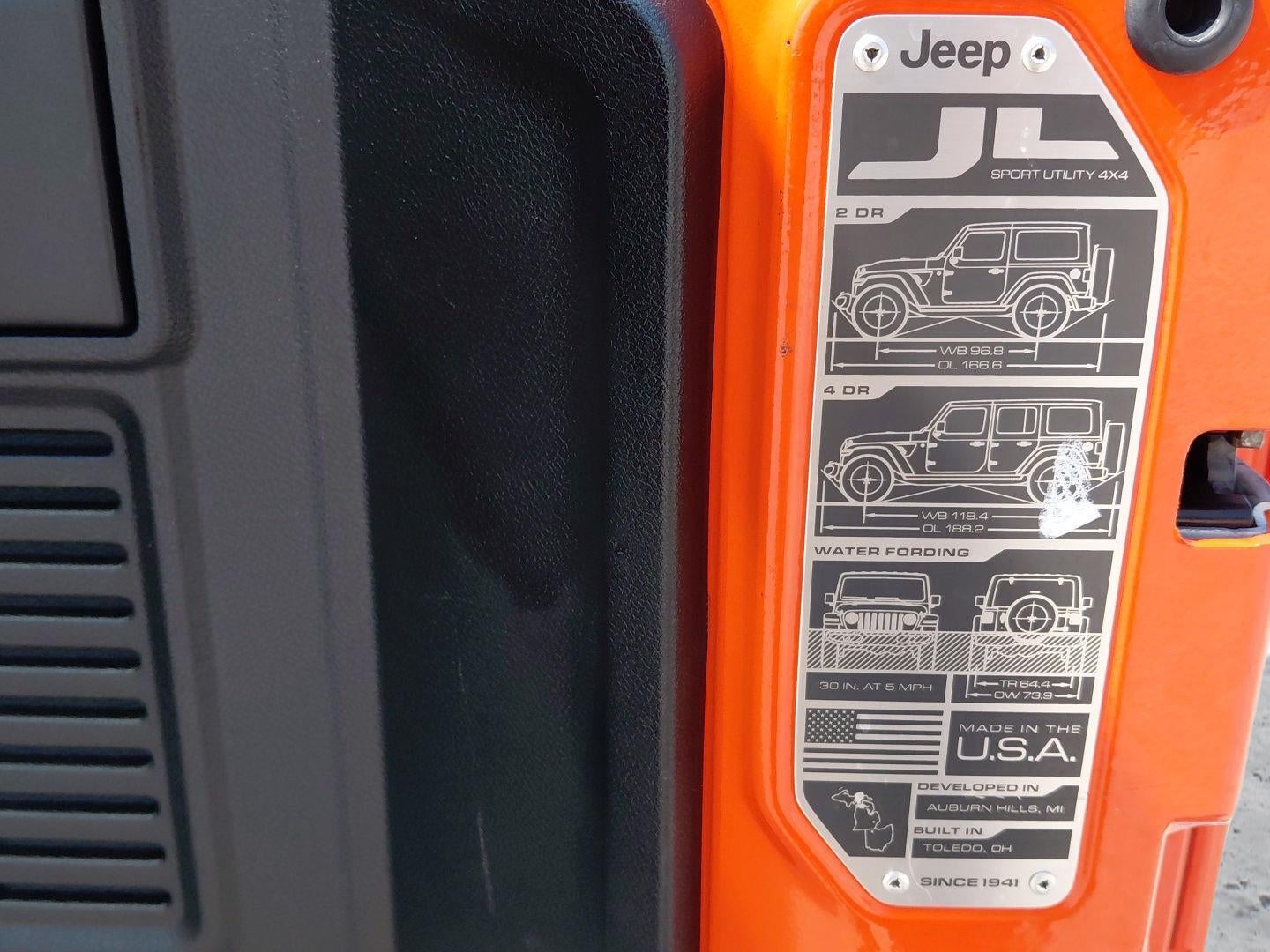 2019 Jeep Wrangler Sport S